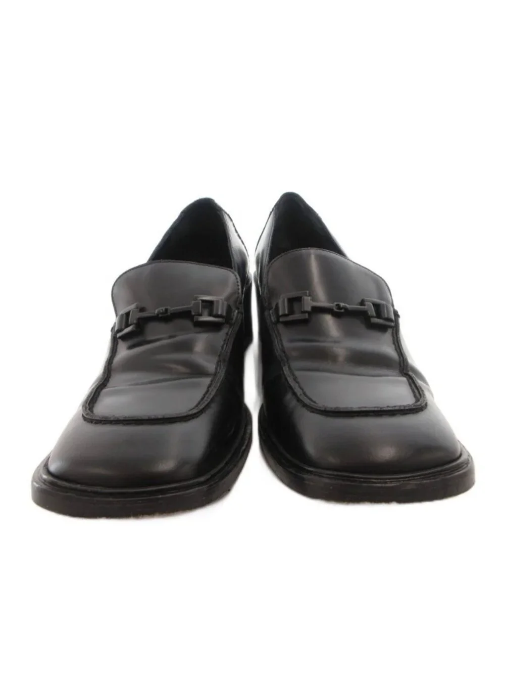 Gucci Horsebit Loafers Chunky Heel Black